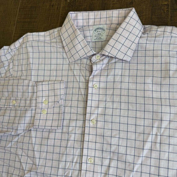 Brooks Brothers Regent Fit Non-Iron Plaid Shirt Cotton XXL - Picture 1 of 6